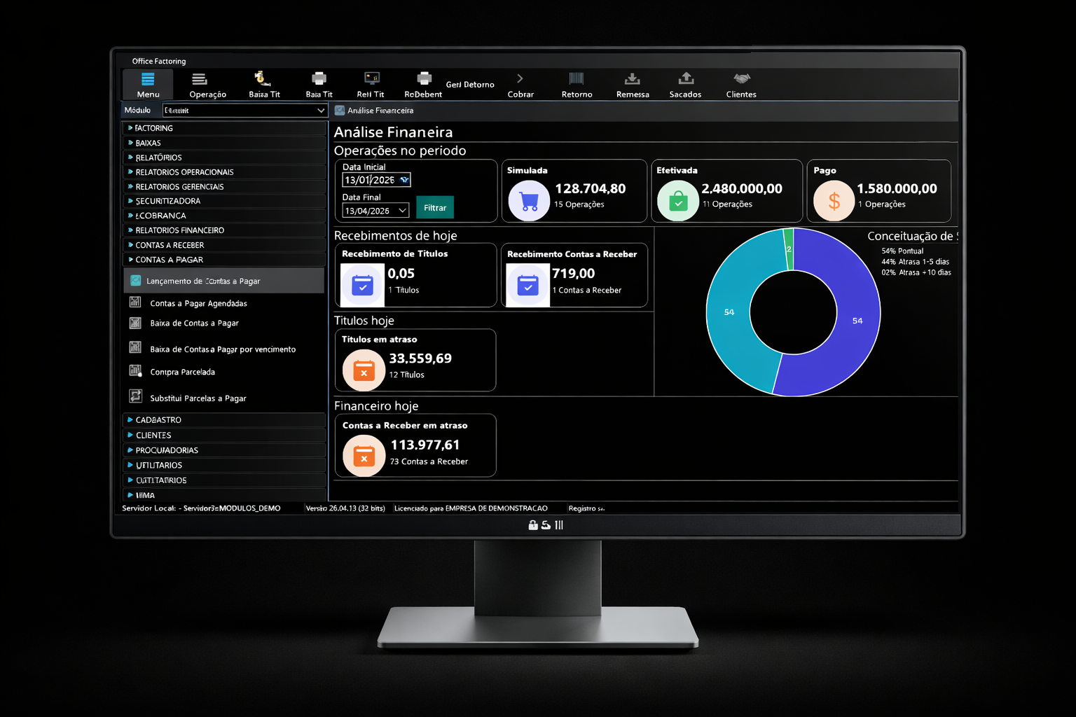 Interface do JCA Software